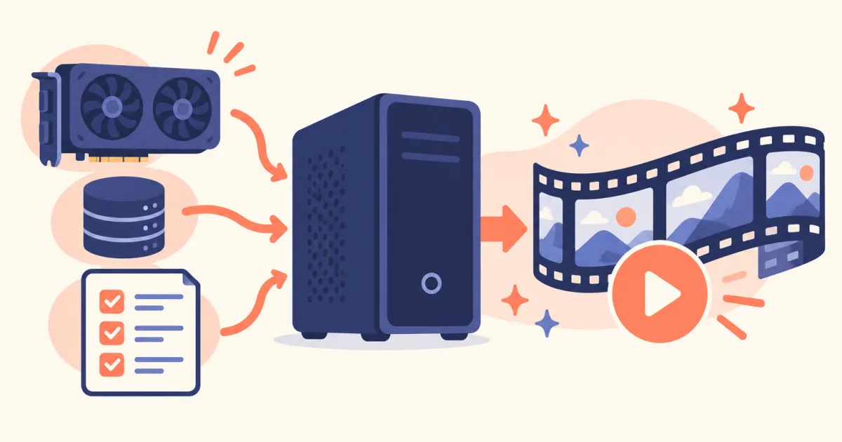 Wan(動画生成AI)をローカルで動かす——必要VRAM・導入手順・ライセンスを公式ドキュメントで整理【2026年8月】